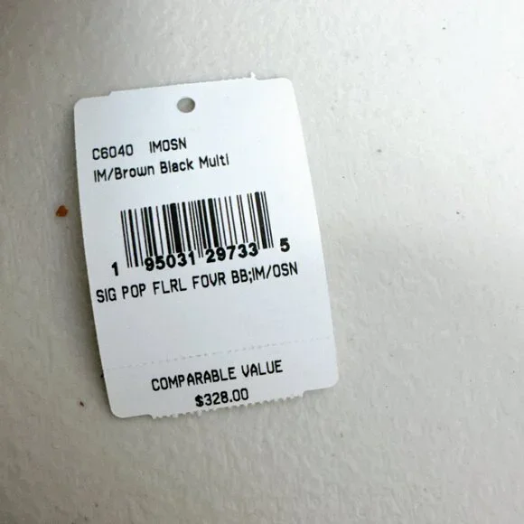 Coach C6040 Foldover Belt Bag In Signature Canvas With Pop Floral Print In Brown - Picture 9 of 9